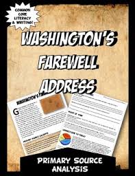 Washington S Farewell Address Analysis Common Core Common Core Unique Teaching Common Core Middle School