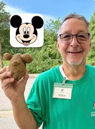 How hot was it today you ask? Hot enough that the potatoes started to look  like cartoon characters. #StopHungerFeedHope