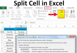 This will split it up horizontally. Split Cell In Excel Examples How To Split Cells In Excel