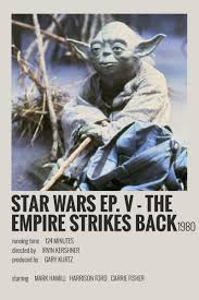 The Empire Strikes Back By Maja Movie Poster Wall Movie Posters Minimalist Film Posters Minimalist
