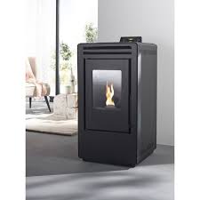 Poele A Granules Kausiflam Diana Noir 7 5 Kw Avec Images Poele A Granules