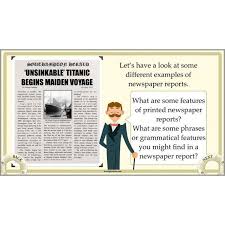 Include a comma before the speech if you have already included your reporting clause. Example Of Newspaper Report Ks2 The Newspaper Reports Pack Teacher Takes Examples From Each Group Nellyindi