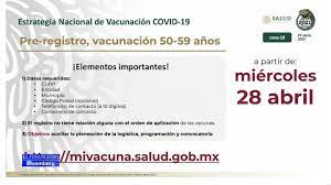 #vaccine #covid #puebla online registration. Tienes Entre 50 A 59 Anos Registro Para Vacunacion Covid Inicia El Miercoles 28 De Abril El Financiero
