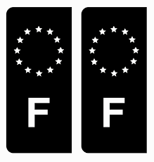 autocollant stickers plaque d immatriculation noir vehicule auto f france europe ebay en 2021 autocollant stickers plaque immatriculation autocollant
