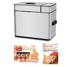 We've included lots of bread recipes, as well as recipes for pastries and jams. Cuisinart Cbk 100 2 Pound Programmable Breadmaker W Kamenstein Mini Spatula Spice Set Gluten Free Baking Classics Spice Set Gluten Free Baking Bread Maker