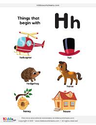 Its name in english is aitch (pronounced /ˈeɪtʃ/, plural aitches), . Free Printable Words That Start With H Worksheet Kiddoworksheets