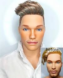 First self-painted and rooted hair kit