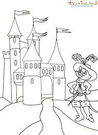 le chat botte devant chateau tete a modeler coloriage pouliche chevaux gratuit