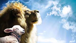 Jesus is going deeper than talking about material you need for you mission, but the mindset you have while on mission. Lion Lamb Sky Jesus God Holy Spirit Bible Piqsels