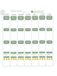 Modern Workout Chart Template Edit Fill Sign Online