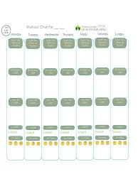 Modern Workout Chart Template Edit Fill Sign Online