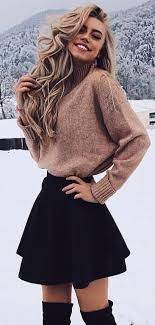 45 Brilliant Spring Outfits You Will Love 006 Spring Outfits Winter Fashion Outfits Cute Spring Outfits Cute Skirt Outfits