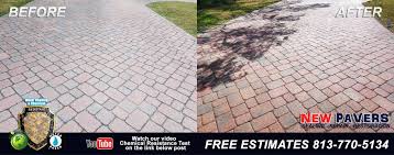 To prevent the application of the wrong kind of sealer from staining your travertine pavers and shortening their life, choose a sealer that is made specifically for travertine. New Pavers Tampa Paver Sealing Repair Facebook