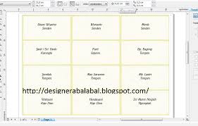Oct 17, 2013 · membuat dan cetak label undangan pernikahan 121. Label Undangan 121