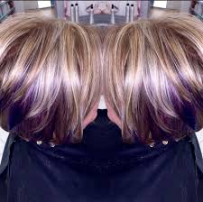 In this post we have a tutorial on how. Brown And Blonde Hair With Purple Highlights Novocom Top