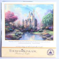 Disney walt disney world thomas kinkade main street u.s.a. Toys Hobbies Puzzles Disney Parks Puzzle A New Day At The Cinderella Castle Kinkade 1000 Pcs 378487