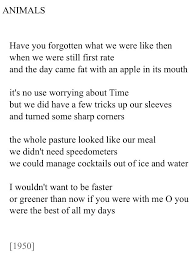 Frank O Hara Animals Aesthetic Words Poems Frank O Hara