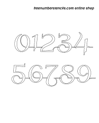 The character is 3 inches high and its stroke (where paint hits the pavement) is 3/8 wide. 3 Inch Wedding Calligraphy Calligraphy Style Number Stencils 0 To 9 Freenumberstencils Com