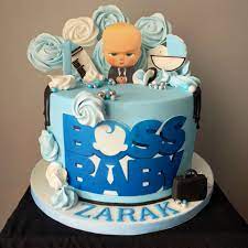 Here, we have some ideas: Boss Baby Cake Baby Cake Design Baby Birthday Cakes Baby Boy Cakes