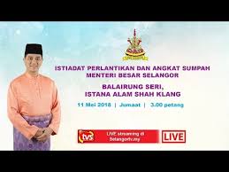 Najib, kamu perdana menteri tak boleh tipu, tahu tak? Rakaman Istiadat Perlantikan Dan Angkat Sumpah Menteri Besar Selangor Youtube