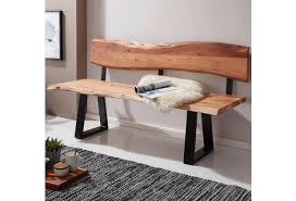 Wohnling esszimmer sitzbank bagli massiv holz sheesham 120 x 45 x hocker woodmix holzhocker sitzhocker massiv holz sitzbank Wohnling Esszimmerbank Gaya 160x83 5x60 Cm Akazie Massivholz Bank Mit Baumkante Sitzbank Holzbank Mit Lehne Hertie De