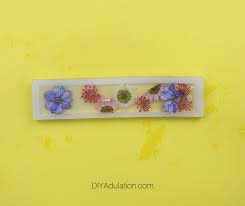 Aug 09, 2020 · preserving fresh flowers in resin means preparing the flowers first by drying them and covering them with a spray resin so they can hold up to the process. Pressed Flower Diy Bookmark Craft Diy Adulation