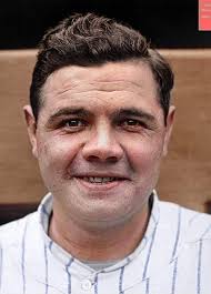 1927 Babe Ruth & Arty (Training) Boxing authentic hand-cut card blank back  Baseball Trading Cards