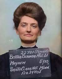 Bertha Boronda's infamous 1908 incident of removing her husband's genitalia