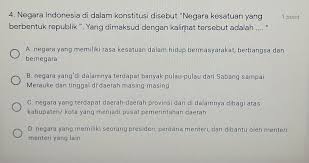 23 pengertian konstitusi menurut para ahli. Konstitusi Nkri Adalah Brainly