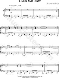 Vince Guaraldi Trio Linus And Lucy Peanuts Theme Sheet Music In Ab Major Transposable Download Print Sku Mn0018776