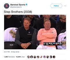 Rumor is still hanging over their heads, so recently, espn sent writer tim keown to speak with raiders owner mark davis—al's son—to get his take on what the future holds for the davis is not going to change up his haircut, no matter how many times people ask him to do it. Twitter Shows Mark Davis Jon Gruden No Mercy After Courtside Appearance At Warriors Game