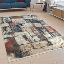 Bei modernen teppichen ist in bezug auf das design dabei sind der fantasie der designer keine grenzen gesetzt, sodass die teppiche teilweise extrem. Short Pile Rug Mosaic Design Colourful Rug24