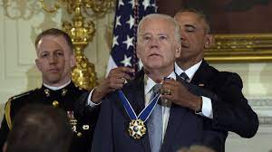 Buy barack obama (first term) bronze medal 3 inch as a collectible or gift today. Obama Surprises Joe Biden With Presidential Medal Of Freedom Npr