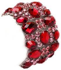 Red Bangle Not Rubies But Still A Keeper Red Bangles Red Bling Red