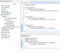 Emrin e klasës e përcaktojmë përshëndetje. Is It Possible To Create Multiple Classes In One Package And Import Them In Another Package Stack Overflow