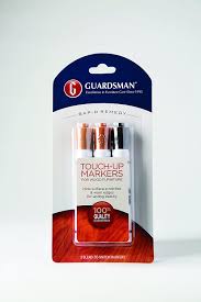 But if the wood fibers darken because they are wet, that's a sign the finish has worn through and you need to at least touch it up, if not completely refinish the doors. Amazon Com Guardsman 465000 Wood Touch Up Markers 3 Colors Repair Scratches 465000 3 Colors Multicolor Home Improvement