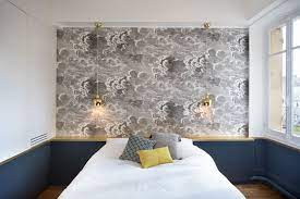 Papiers peints pour une ambiance romantique. Tete De Lit En Papier Peint 20 Inspirations D Architectes D Interieur Qui Vont Vous Faire Rever Blog Au Fil Des Couleurs Papiers Peints Et Decors Muraux