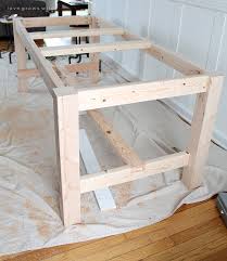 Free plans for farmhouse tables, rustic dining tables, farm tables and more. Diy Farmhouse Table Love Grows Wild