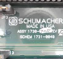 Schumacher 1730-7015 Pneumatic System CPU Board PCB 3500 ...
