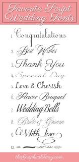 Script fonts are the most popular for weddings because they are stylish and elegant, but they are. Favorite Script Wedding Fonts Wedding Fonts Fancy Fonts Typography Fonts