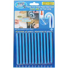 12pcs powerful sink drain cleaner rods