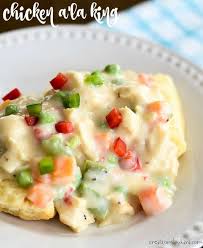 It's a great way to use leftover chicken or turkey. Easy Chicken Ala King Recipe Creations By Kara