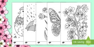 Gorgeous spring coloring pages for kids and adults to color, including beautiful flowers, cute baby animals, easter eggs, rainy day pictures, and more! Hello Spring Colouring Pages Mindfulness Art