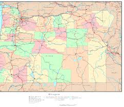 Oregon Political Map