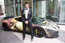 Cartu started off his gumball 300. Model Will Drive Tricked Out Ferrari In Gumball 3000