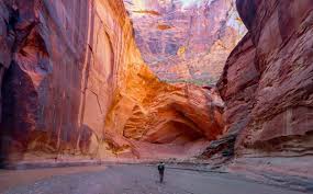 A short hike down coyote wash through a deep slot canyon before reaching the confluence with buckskin gulch. Hell And High Water In Buckskin Gulch Trail Sisters