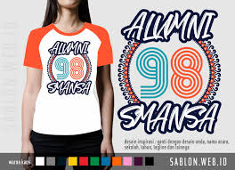 Aplikasi desain baju dan kaos bisa membantu mengembangkan bisnismu, loh! 18 Contoh Desain Sablon Kaos Reuni Alumni Kelas Angkatan Sekolah Smp Sma Sablon Kaos Online