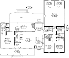 And folks who need only two bedrooms often want another as a guest room. Country Style House Plan 3 Beds 2 5 Baths 2034 Sq Ft Plan 406 139 Houseplans Com
