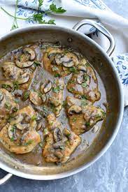 Enjoying this delicious chicken marsala doesn't require a restaurant trip, only 25 minutes of your time! A Delicious But Surprisingly Easy Recipe That Results In A Restaurant Quality Dish Chicken Marsala Is An Impr Marsala Chicken Recipes Chicken Recipes Recipes