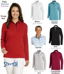 Buy, sell, empty your wardrobe on our website. Polo Manches Longues Homme Et Femme Stretch Tres Confortable